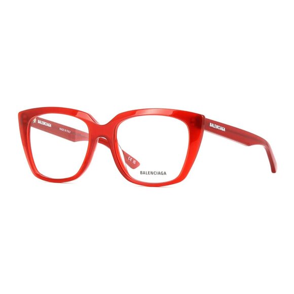 NEW BB0062O 004 RED WOMEN BALENCIAGA EYEGLASSES - Picture 1 of 3
